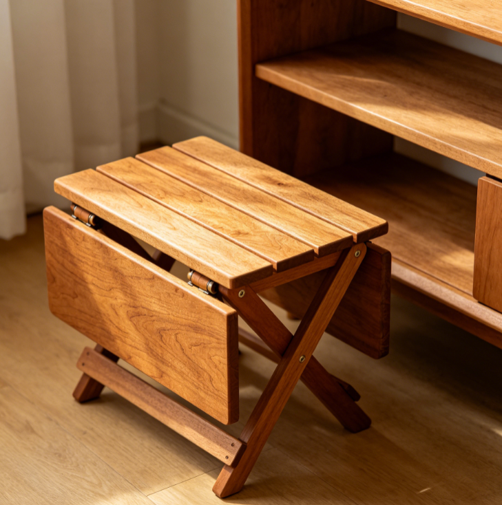 Small Space Multi-Purpose Wooden Bench